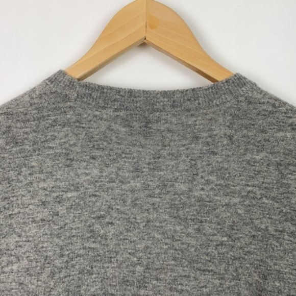 NWT J.Crew M Sweater Gray Faux-Opal Embellished Holiday - Picture 13 of 14